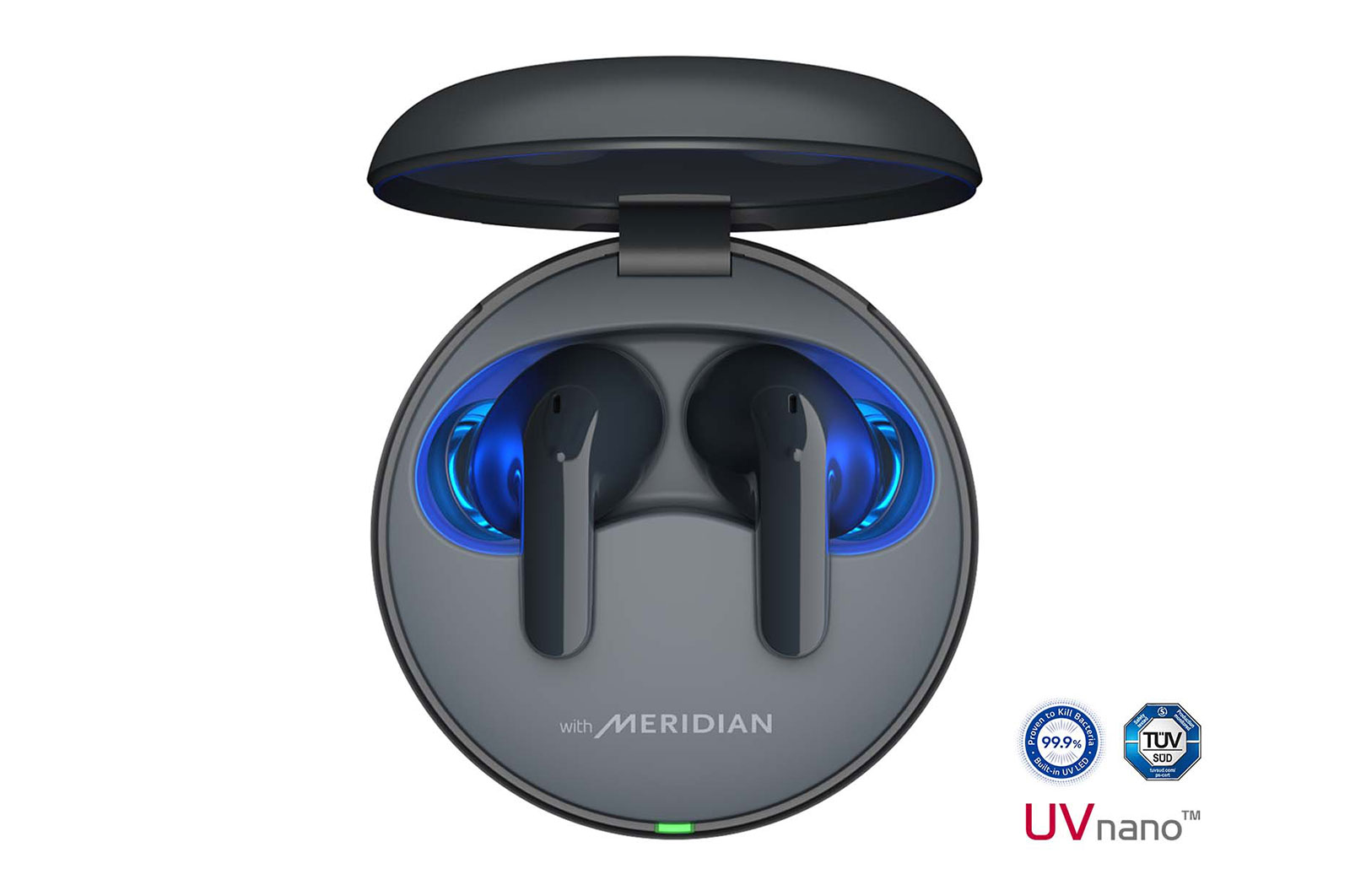 Front view of LG TONE Free UT60- Active Noise Cancelling True Wireless Bluetooth Earbuds TONE-UT60Q