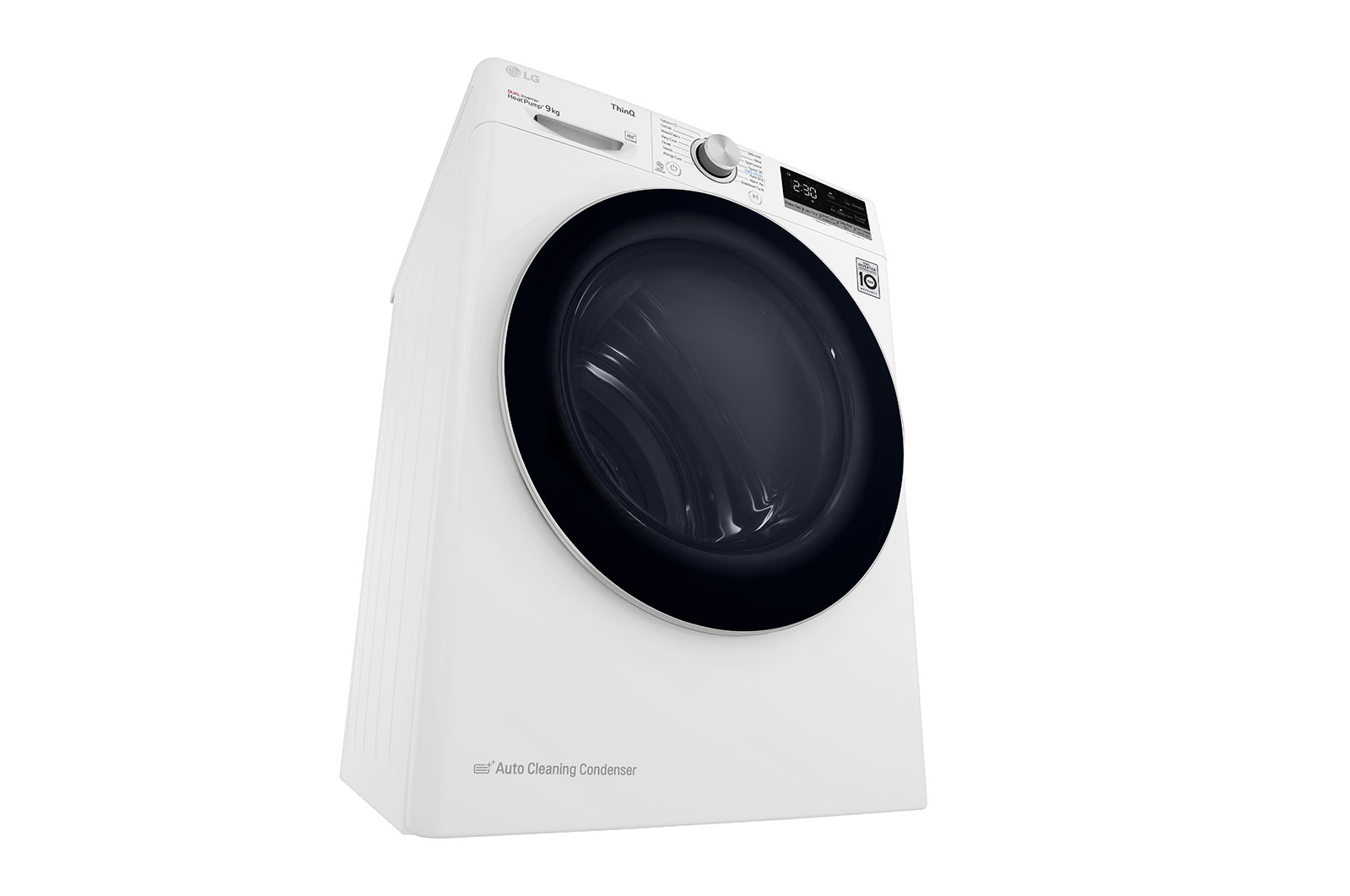 LG 9kg DUAL Inverter Heat Pump™ Dryer, White, FDV709W