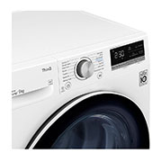 LG 9kg DUAL Inverter Heat Pump™ Dryer, White, FDV709W