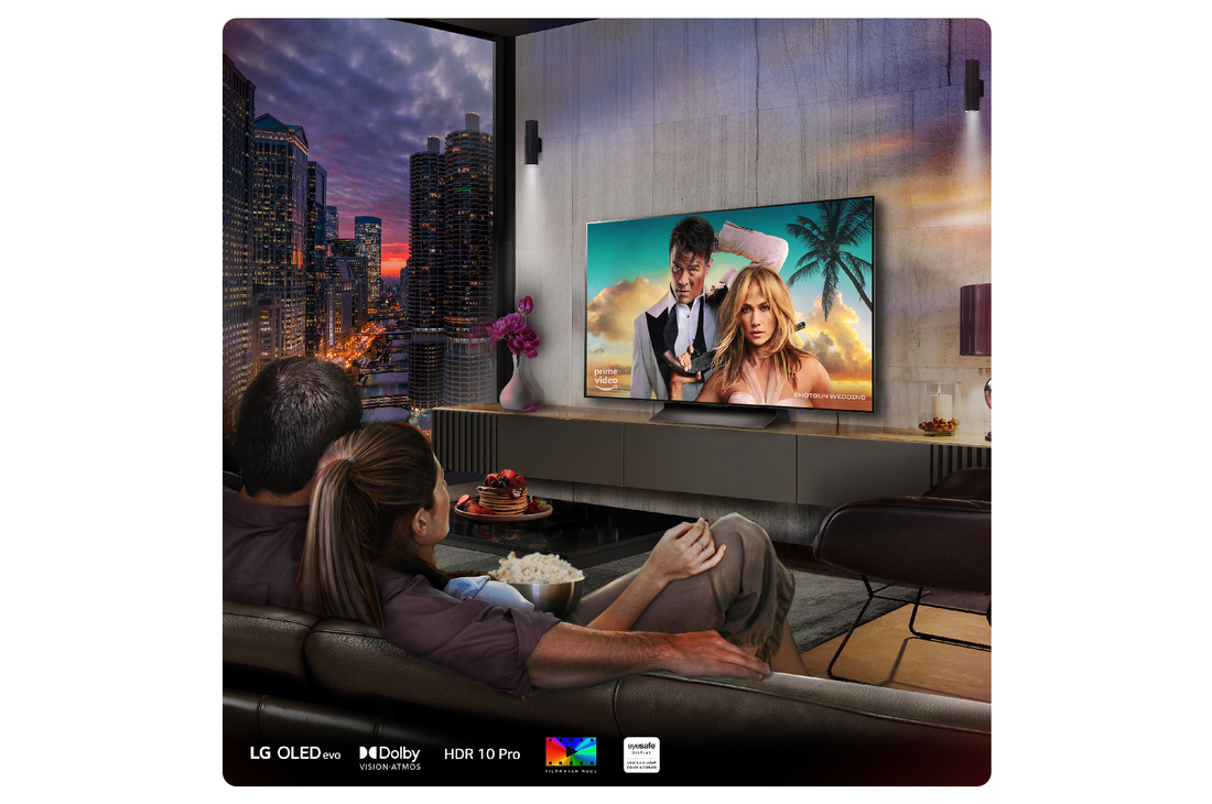 LG 48 inch LG OLED evo AI C4 4K Smart TV, OLED48C45LA