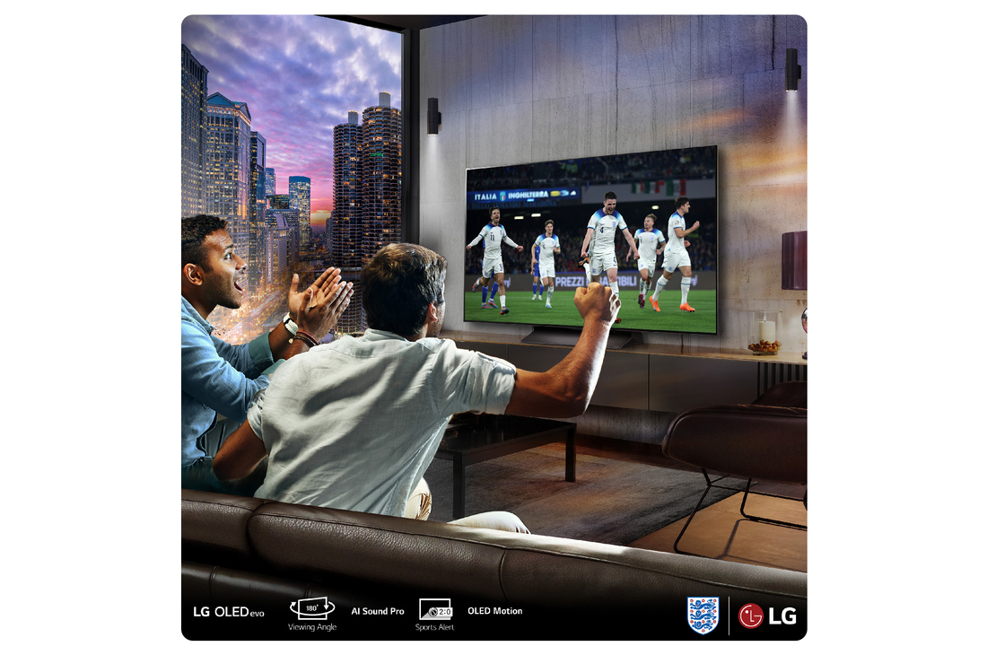 LG 55 inch LG OLED evo AI C4 4K Smart TV, OLED55C45LA