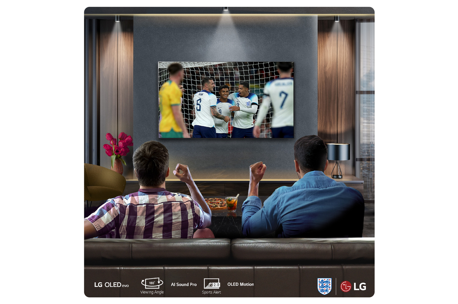 LG 55 inch LG OLED evo AI G4 4K Smart TV - Wall mount version, OLED55G45LW