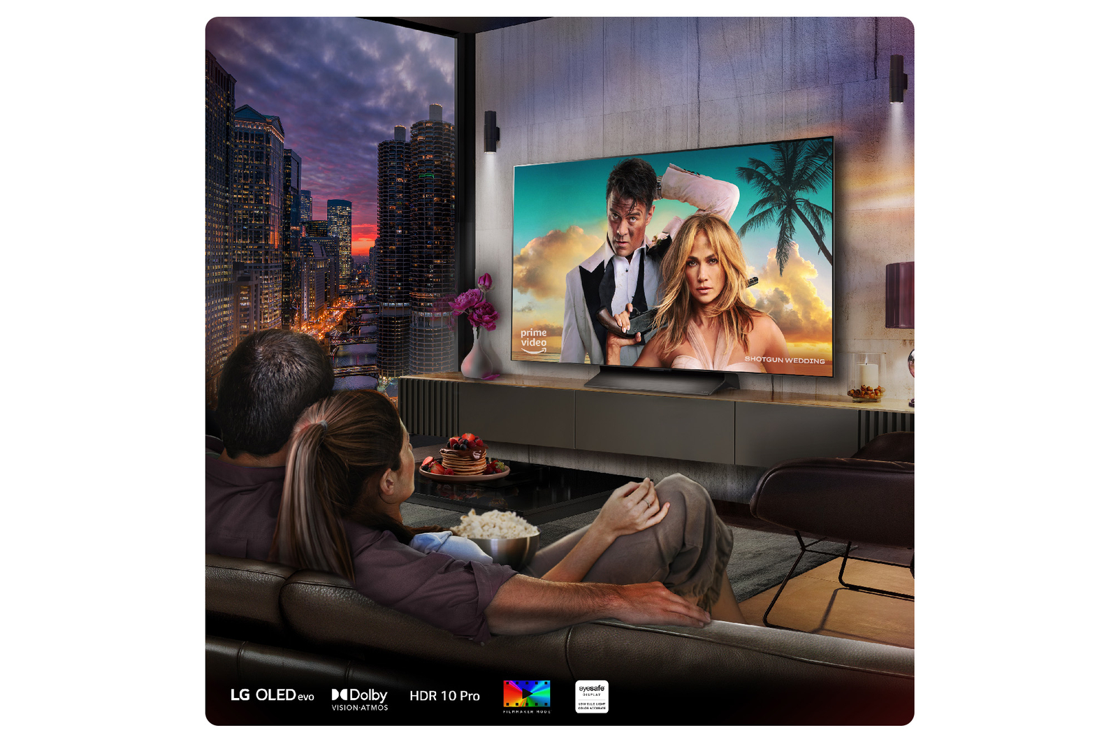 LG 77 inch LG OLED evo AI C4 4K Smart TV, OLED77C45LA
