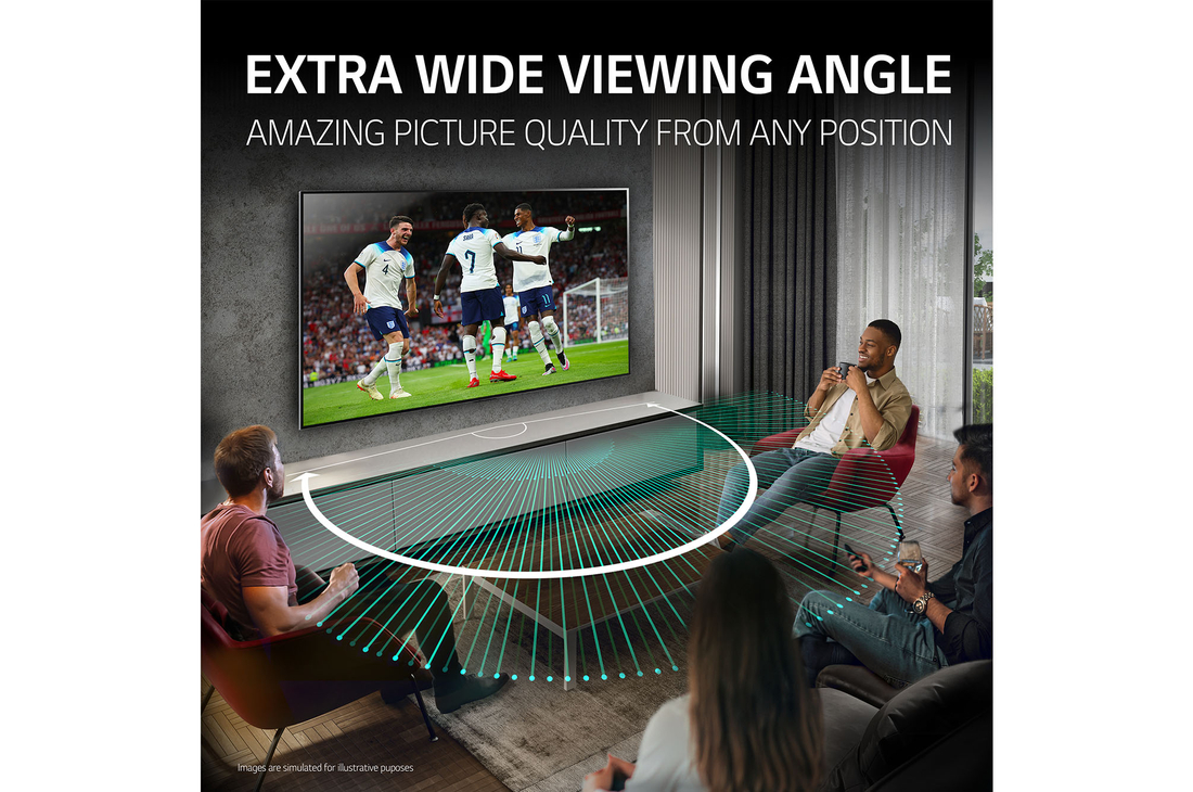 EXTRA WIDE VIEWING ANGLE