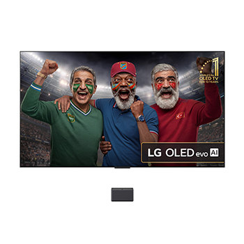 Front view of 97 inch LG SIGNATURE OLED M5 4K Smart TV 2025 OLED97M59LA