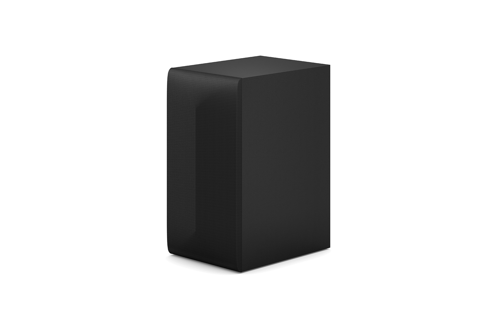 Angled view of subwoofer