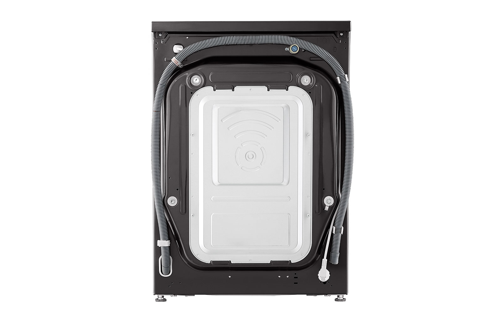 LG 10.5/7kg Washer Dryer LG Turbowash360™, Black Steel, FWV1117BTSA
