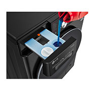 LG 10.5/7kg Washer Dryer LG Turbowash360™, Black Steel, FWV1117BTSA