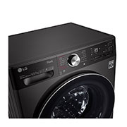 LG 10.5/7kg Washer Dryer LG Turbowash360™, Black Steel, FWV1117BTSA