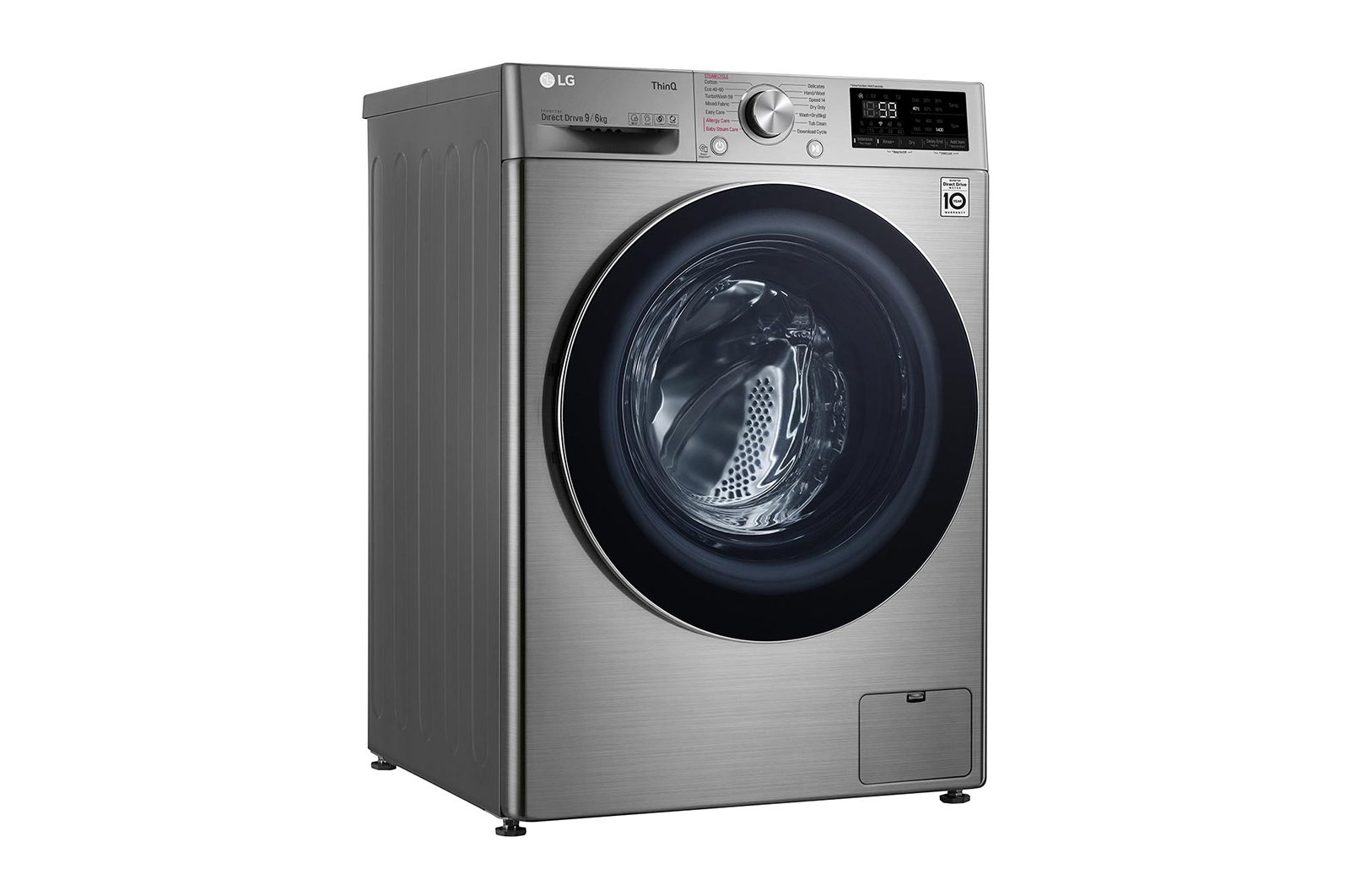 LG 9/6kg Washer Dryer LG Turbowash™, Graphite, FWV796STSE