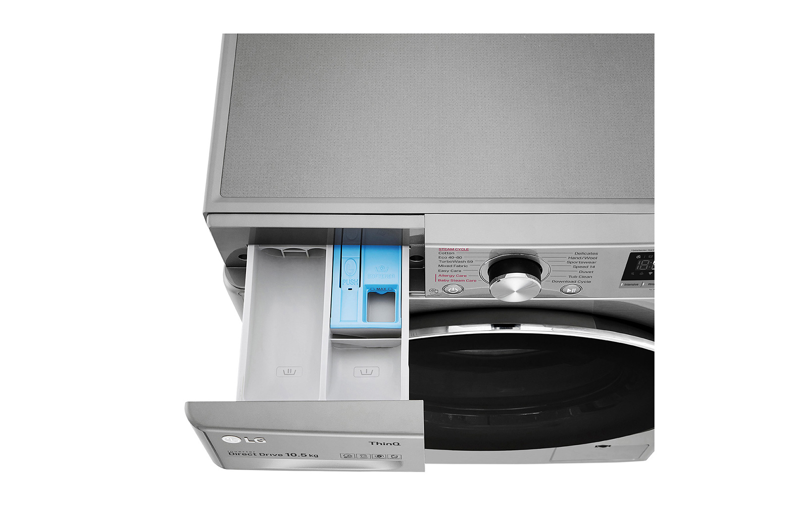 LG 10.5kg Washing Machine AI DD™, Graphite, F4V710STSE