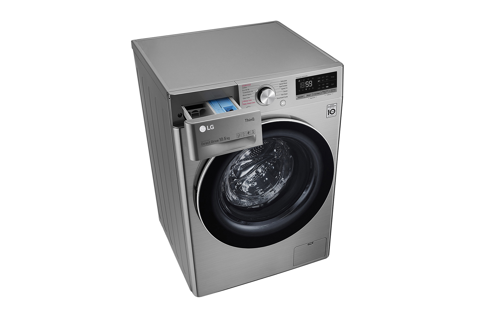 LG 10.5kg Washing Machine AI DD™, Graphite, F4V710STSE
