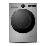 Front view of 11kg 1400 spin AI Direct Drive Washing Machine, Silver F4X7011TSB