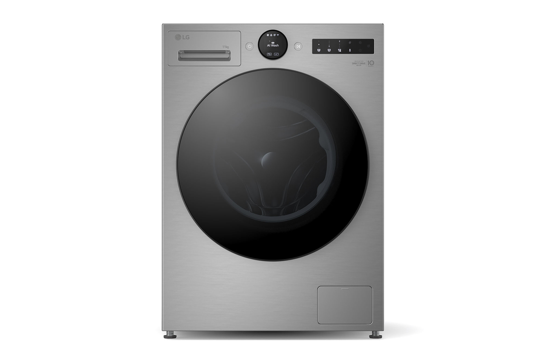 Front view of 11kg Washing Machine Silver F4X7011TSB