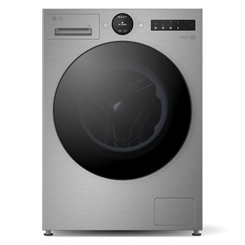 Front view of 13kg AI Direct Drive Washing Machine, Silver F4X7013TSB