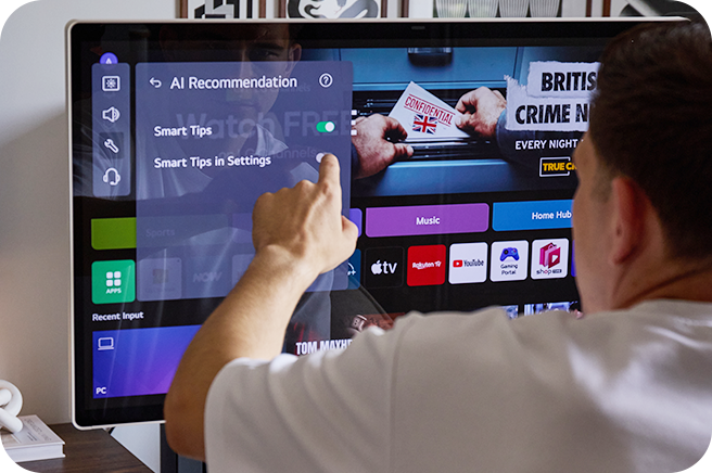 Image using LG Smart Monitor Swing.