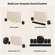 Feature card Build your bespoke sound system - this could be a setup for Stereo Suite 7 or Stereo Suite 7 pro or your own design