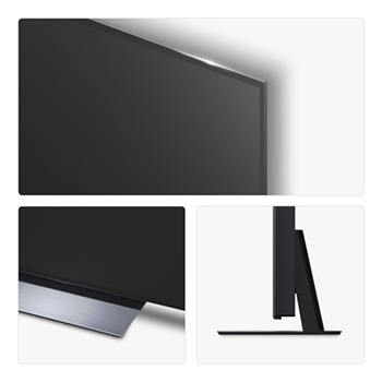 Rear view of LG OLED evo AI C5 4K Smart TV.
