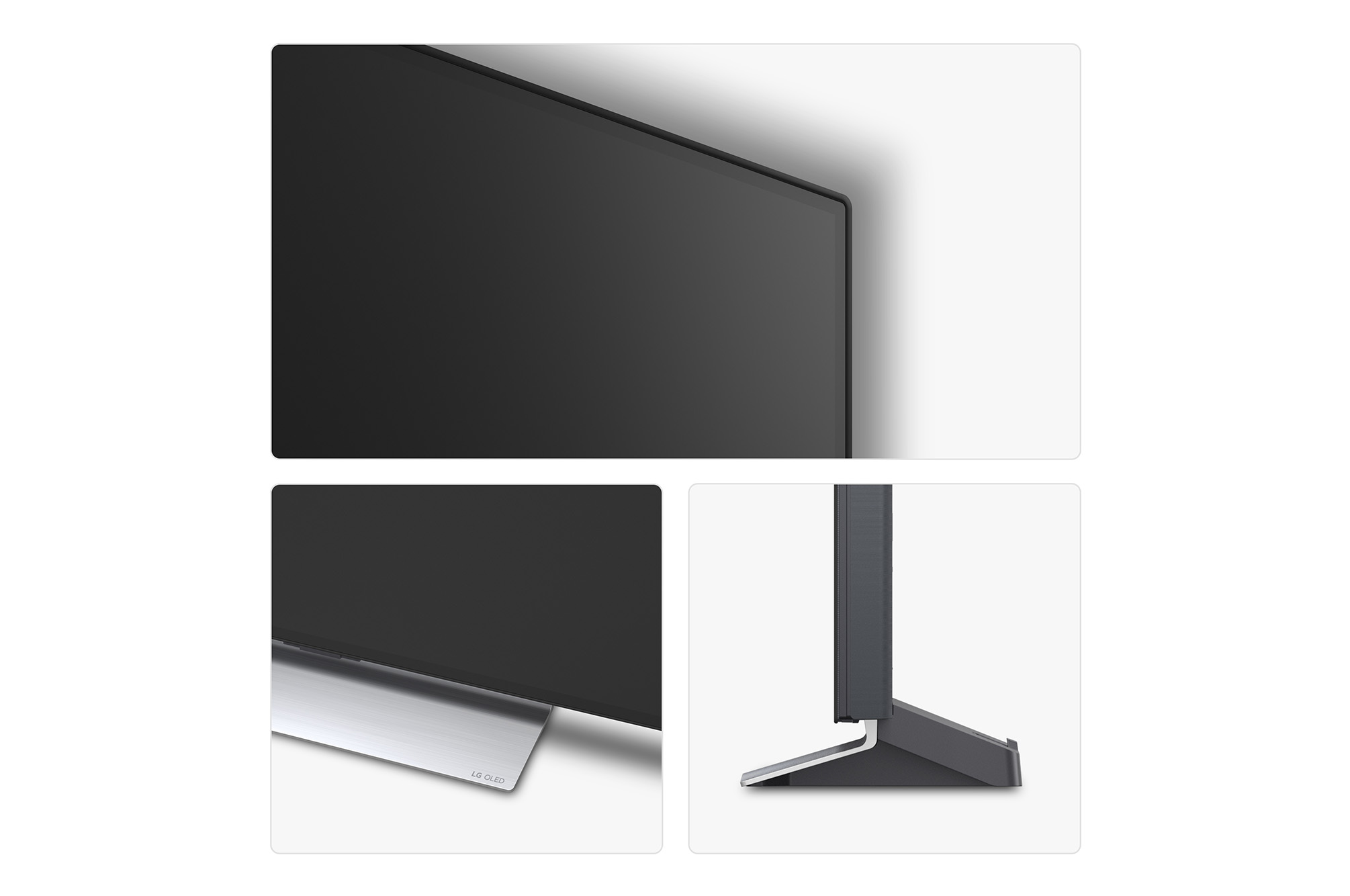 Rear view of LG OLED evo AI G5 4K Smart TV.