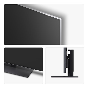 Rear view of LG OLED evo AI G5 4K Smart TV.