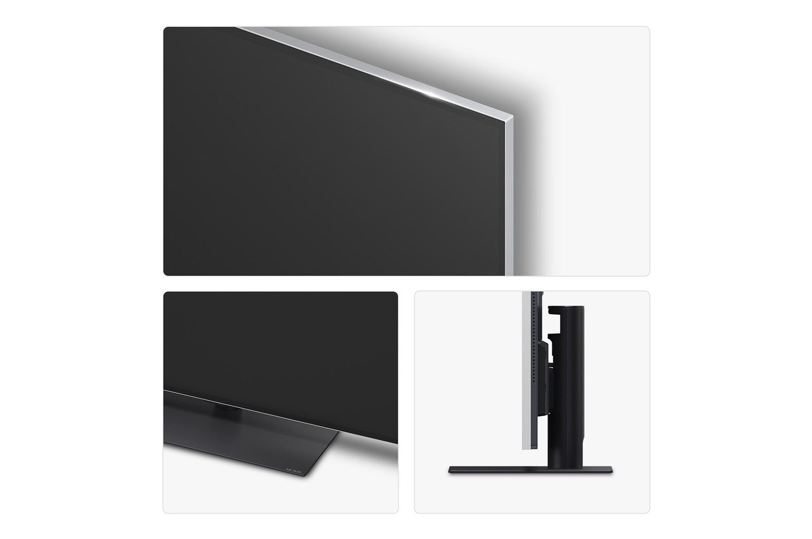Rear view of LG OLED evo AI G5 4K Smart TV.