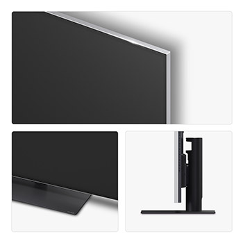 Rear view of LG OLED evo AI G5 4K Smart TV.