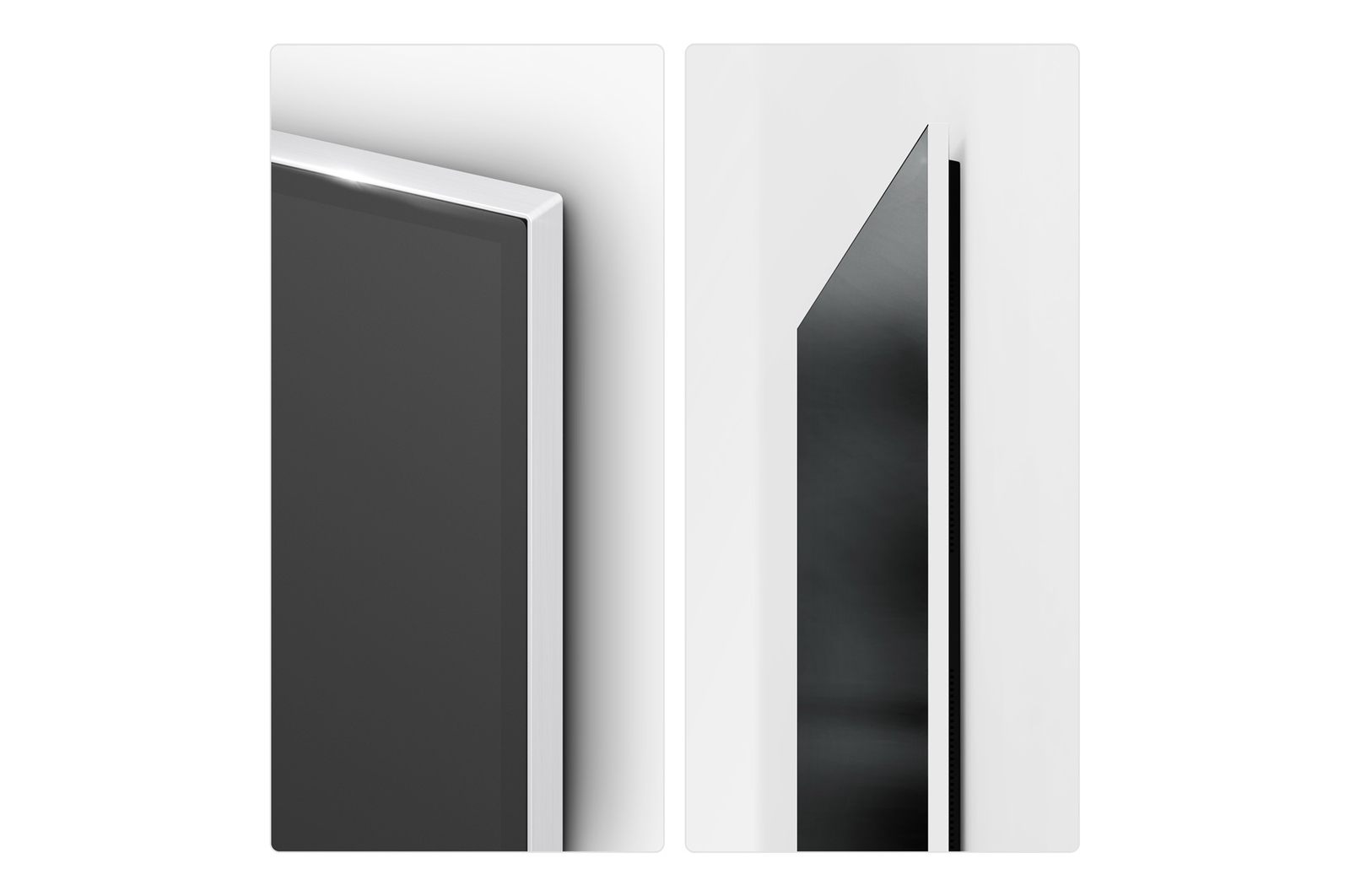 Rear view of LG OLED evo AI G5 4K Smart TV.