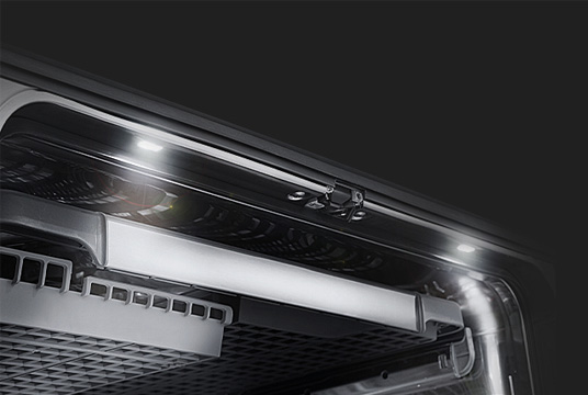 components of LG SIGNATURE Dishwasher close shot	